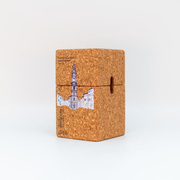 Cubo Corcho Azulejo Torre de los Clérigos - Miel