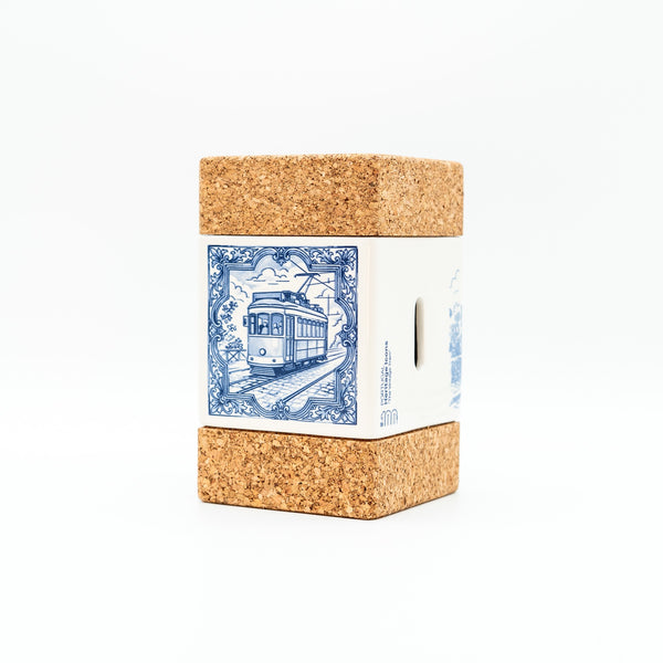 Tampas Cube 2 O Azulejo Vintage Tram - Tawny