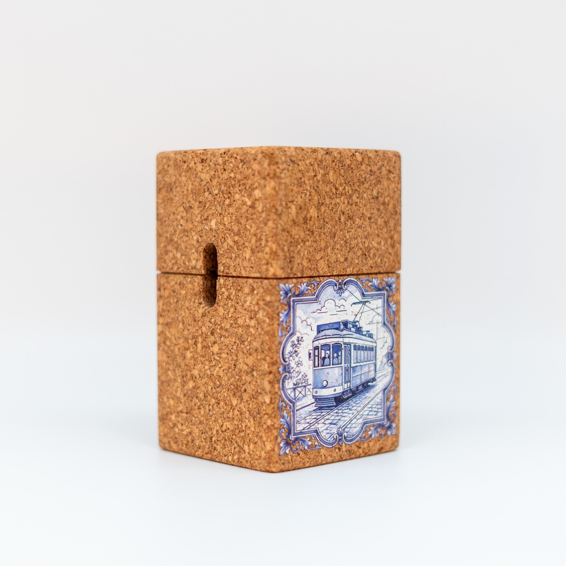 Cubo de corcho El azulejo del tranvía antiguo - Difusor