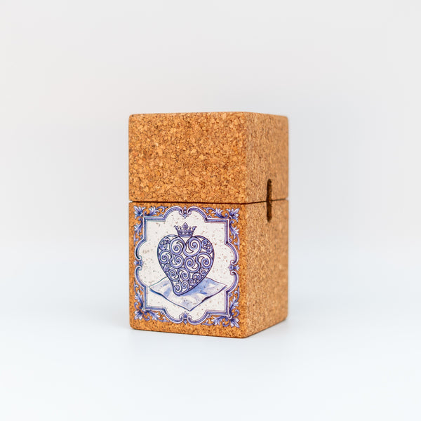 Cubo Corcho El Azulejo Corazón de Viana - Aceite de Oliva