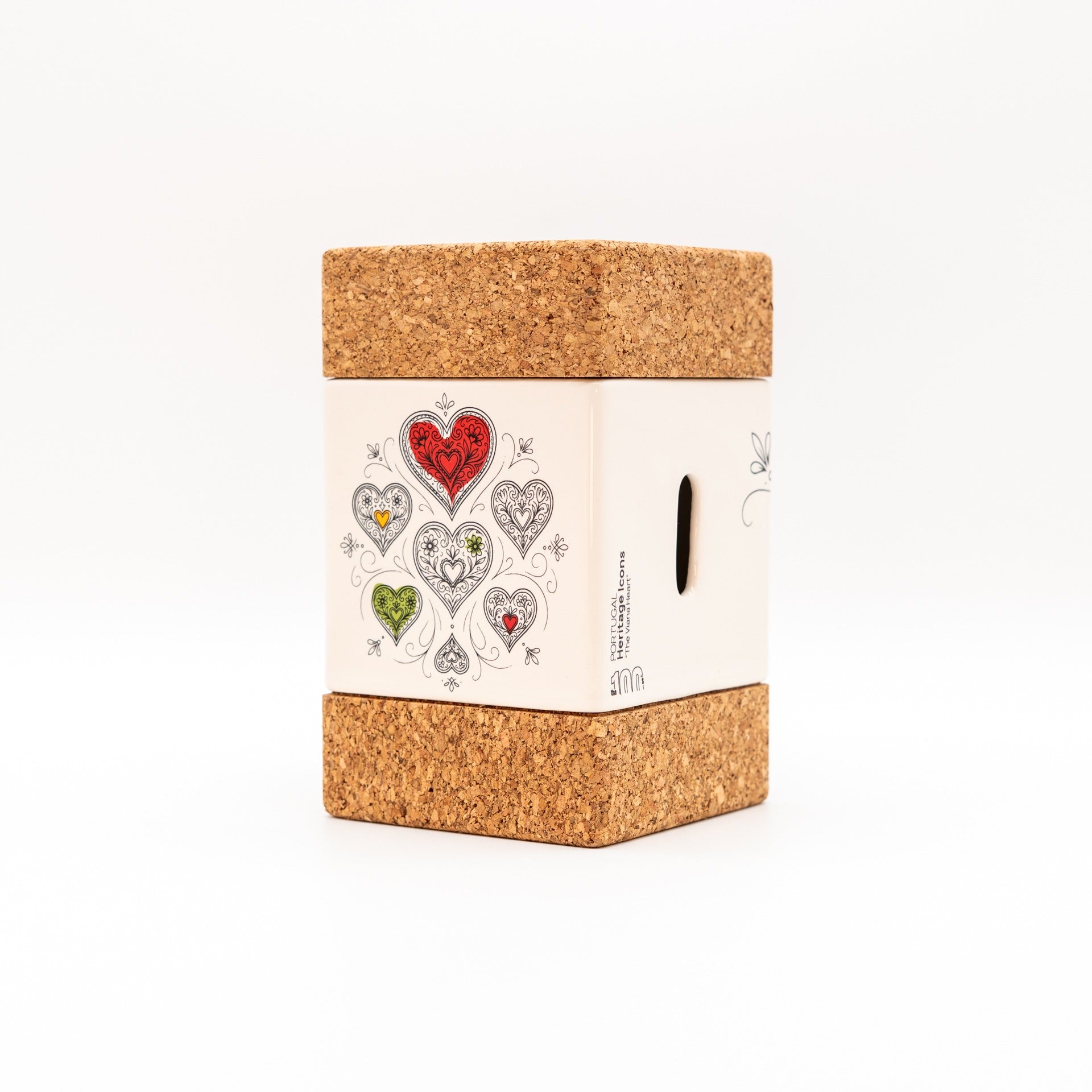 Cubos 2 Tapas Viana Corazón Lineal - Vela 70g